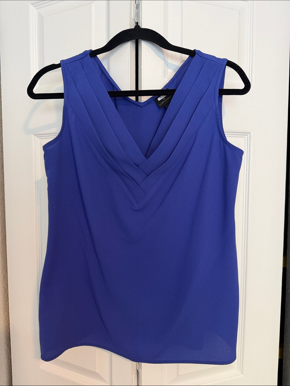 👷🏾‍♀️Worthington Sleeveless V-Neck Blouse